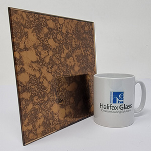 FG-05 Distressed Antique Mirror Glass Sample - Click to View Larger