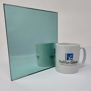 Green Mirror Glass Sample - Click to View Larger