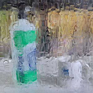 Glass Panels 24 Digital Patterned Glass - Privacy Level 3