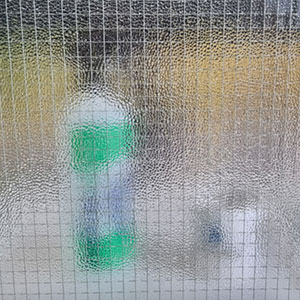 Glass Panels 35 Georgian Wired Cast Glass - Privacy Level 5