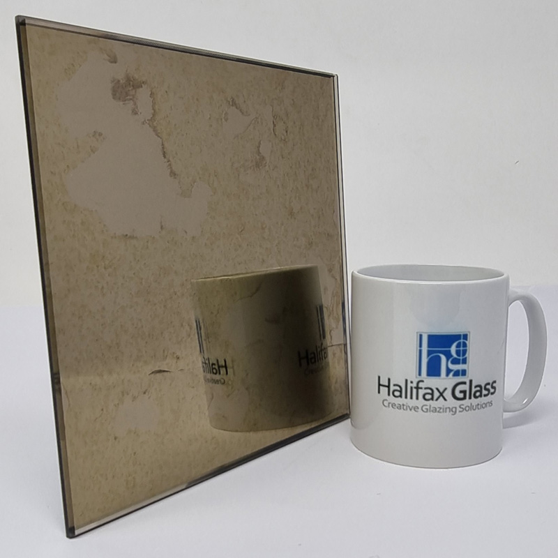 Dark Antique Mirror Glass Sample